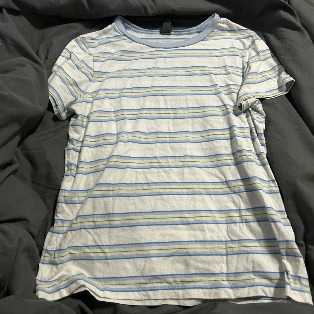 Wild Fable Blue and White Striped Kids Shirt
